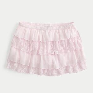 Hollister lace tiered skirt